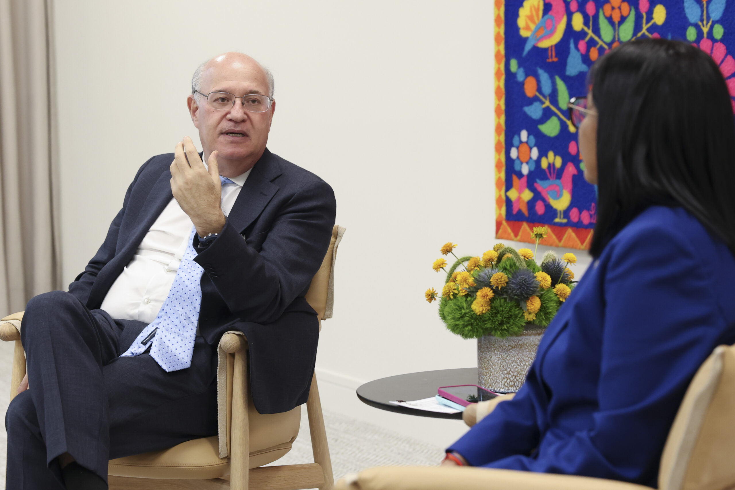 Delcy Rodríguez se reúne con el FMI, Banco Mundial y BID en Nueva York para impulsar la economía de Venezuela