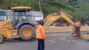 Habilitan un canal de contraflujo en la Panamericana por trabajos de Hidroven