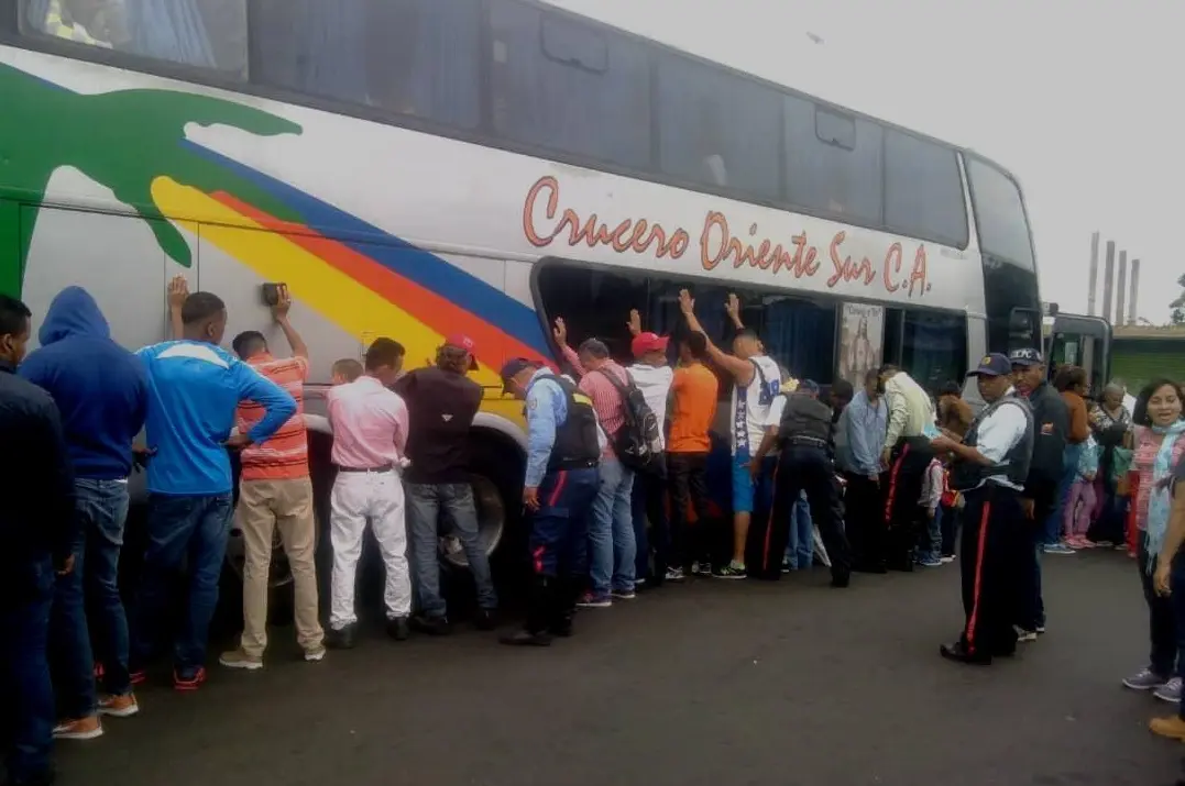Cuatro sujetos armados asaltaron un autobús de la ruta Caracas-Tucupita