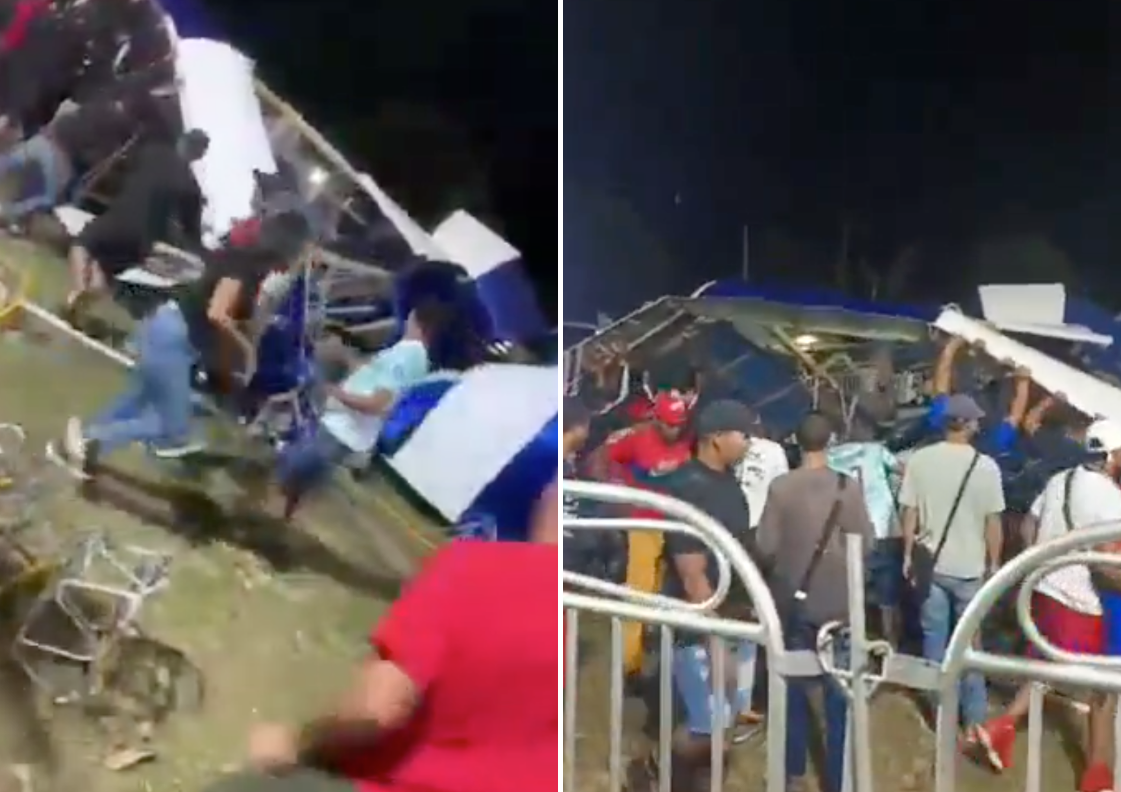 (+VIDEO) Siete lesionados deja el colapso de sillas voladoras en parque de diversiones