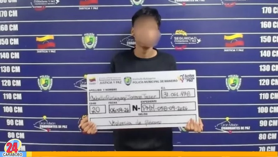 Detienen a joven por agresión física y abuso sexual a su pareja adolescente