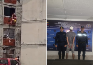 PoliPortuguesa captura en flagrancia a un hombre que intentó lanzar a su pareja desde el tercer piso de un edificio en Páez