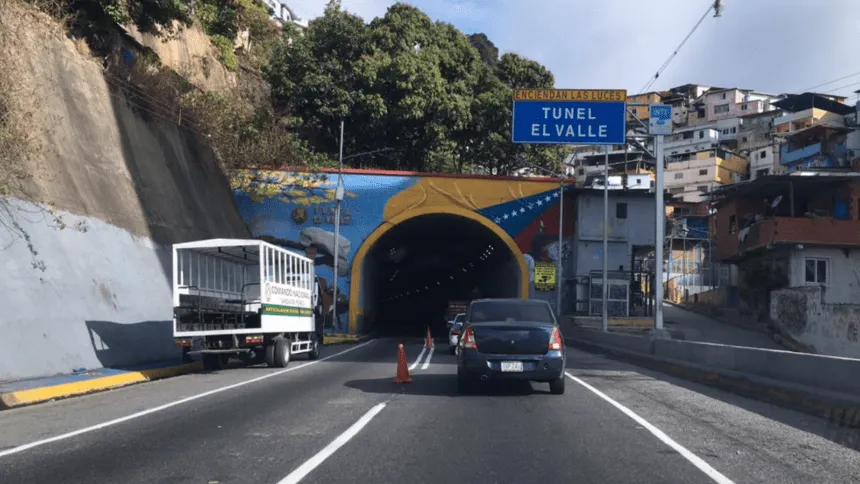 Anuncian cierre temporal del túnel El Valle por trabajos de mantenimiento