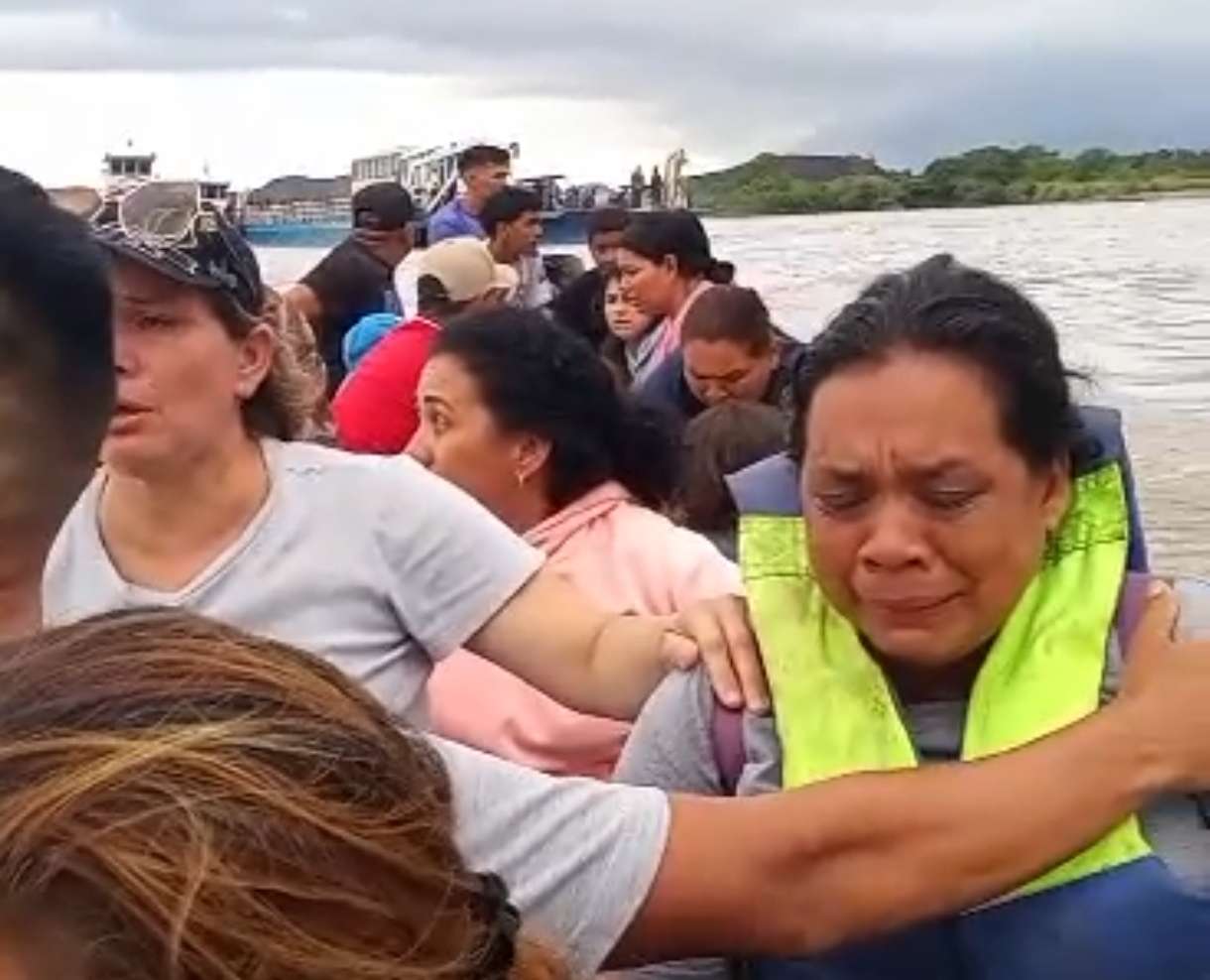 Guaya eléctrica cayó sobre embarcación en el río Orinoco